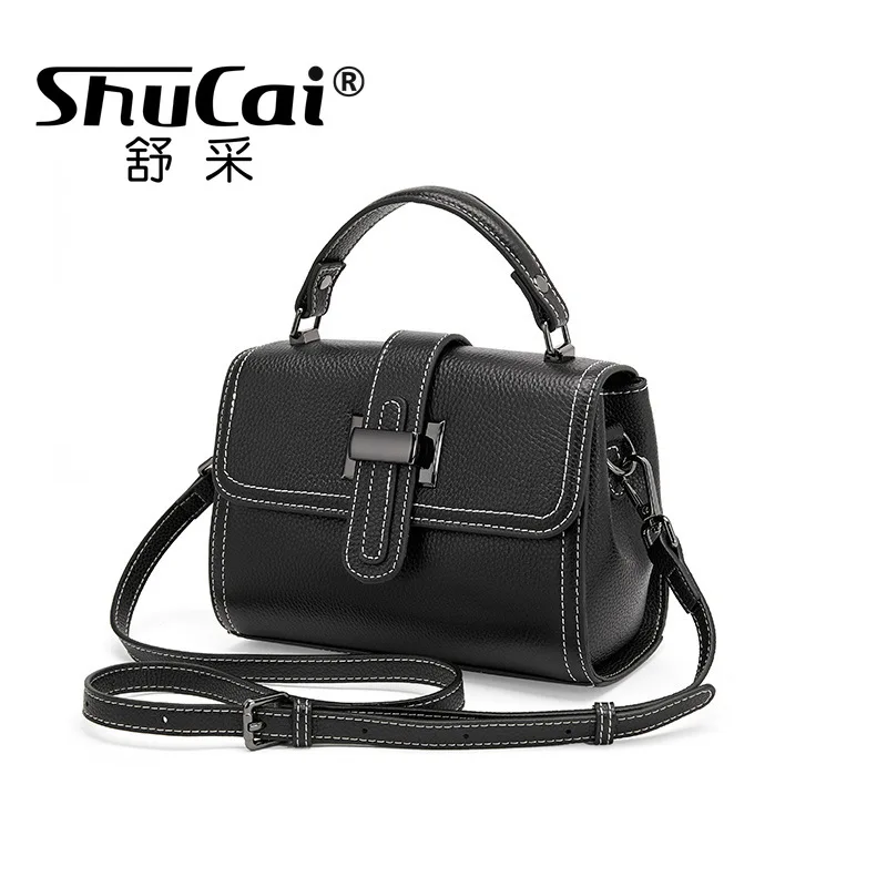 Genuine Leather Bags Fashion Female Summer Small Crossbody Leather Women\'s Bags Single Shoulder Tote Small Square Bag