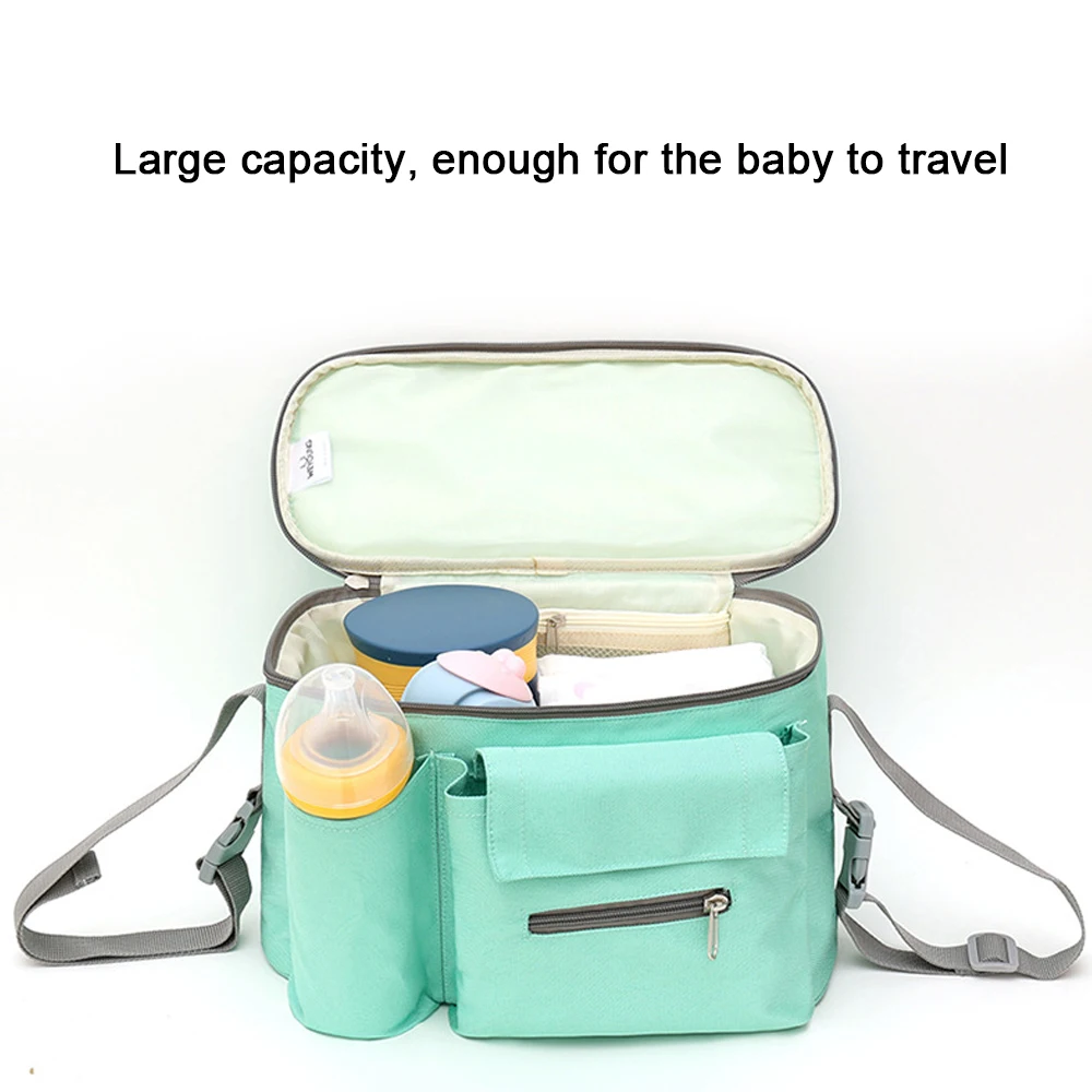 Universal Buggy Baby Pram Organizer Bottle Holder Multipurpose Baby Stroller Accessory Stroller Caddy Storage Bag Mummy Bag