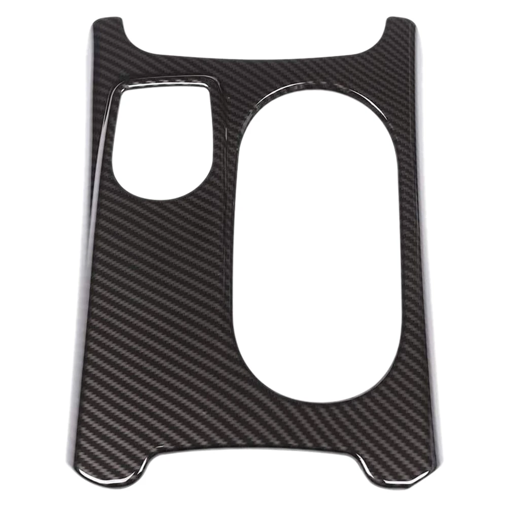 Carbon Fiber Interior Control Cup Holder Cover Trim for Mercedes Benz A/GLA/CLA Class C117 W117 W176 X156 2012-2018 LHD