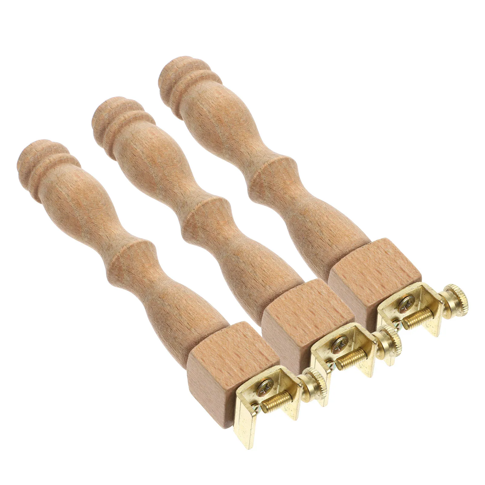 

3Sets Cross Stitch Frame Support Embroidery Frame Heightening Tool Screws Durable Wood Rack Legs Cross Stitch Supplies