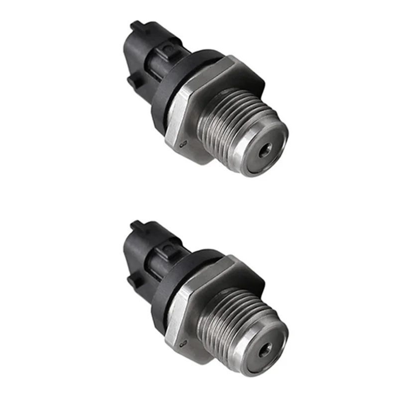 2 قطعة 0281002112 مستشعر الضغط العالي يستبدل أنظمة الوقود مستشعر السكك الحديدية المشتركة 0 281 002 112 0281006365 LHD-AU62 #2