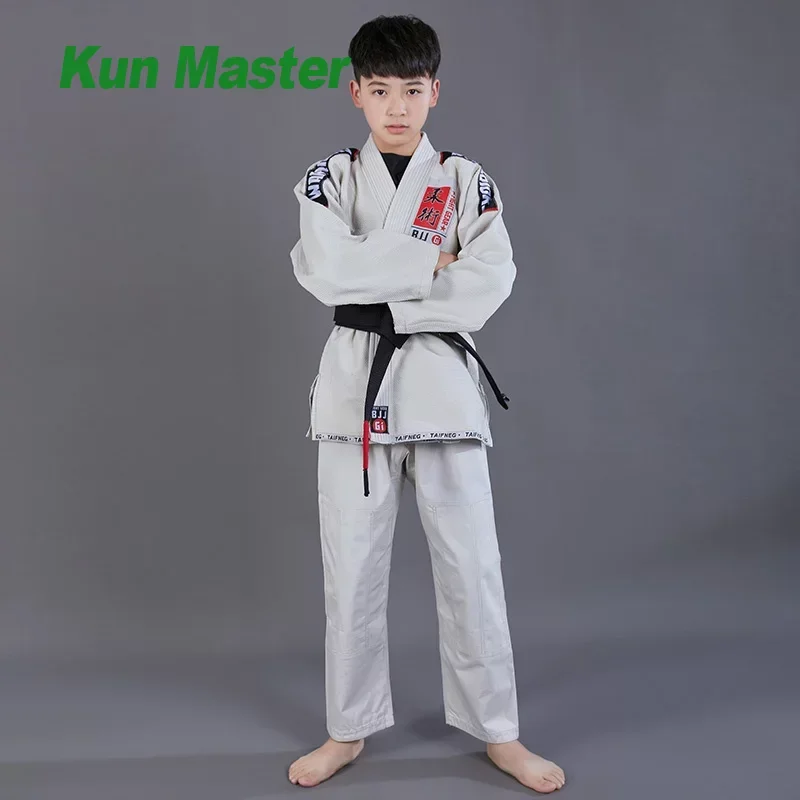 Professional Brazilian judo suit BJJ GI Brazilian judo training match suit children's adult bare board judo suit customization