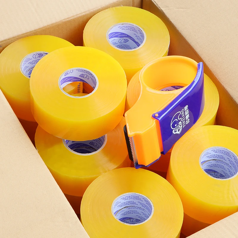 

Прозрачная клейкая лента высокой вязкости шириной 42 мм, уплотнительная упаковочная лента для коробки, монтажная фиксирующая лента «сделай сам», прозрачная клейкая лента