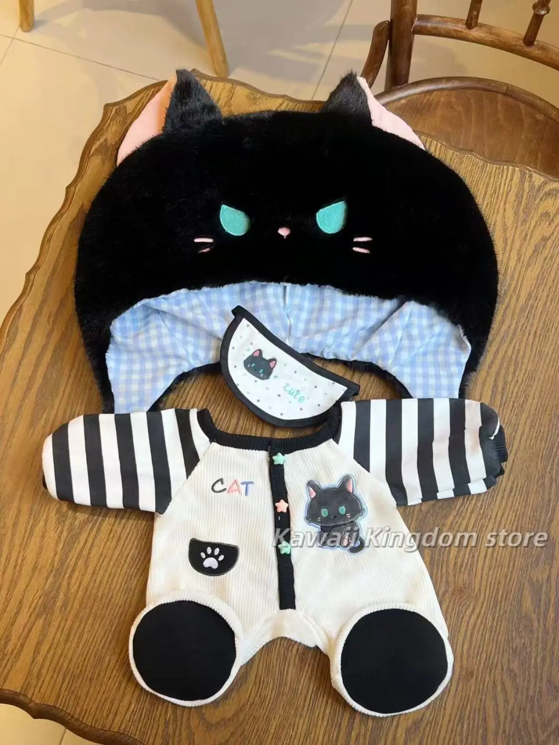 الضوء والليل شياو يي تشي سي لي لو تشن 40 سنتيمتر ملابس دمى الكرتون سترة القطن محشوة الدمى جميل الزي تغيير خلع الملابس