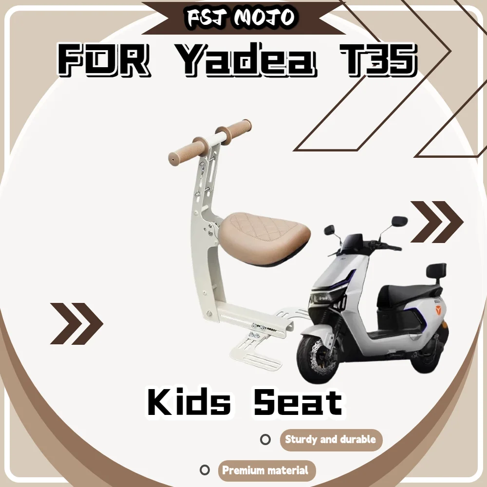 For Yadea T35 Multi-Hole Adjustable Bracket Fold Safety Chair Dual Lock Structure Prevent Wobble On Uneven Roads