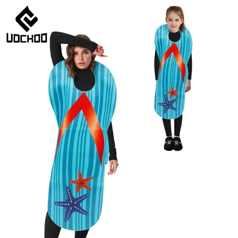 

Funny Slipper Cosplay Costume Men Women Jumpsuits Boys Girls Carnival Party Outfit Fancy Disguise Flip Flops Novelty Clothes