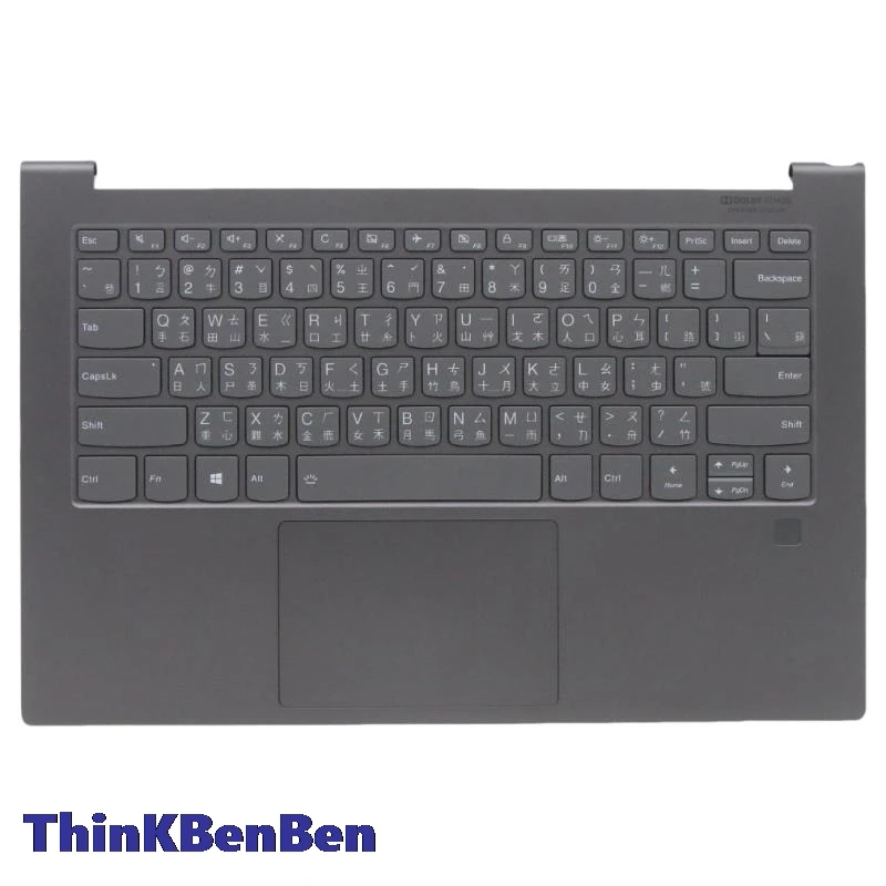 

TW Traditional Iron Gray Keyboard Upper Case Palmrest Shell Cover For Lenovo Ideapad Yoga C940 14 14IIL 5CB0U44234