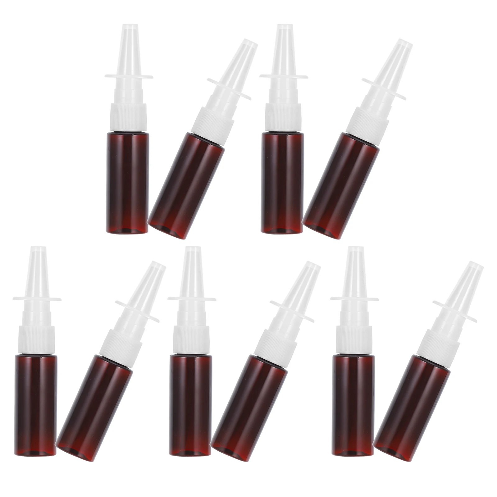 

10 Pcs Spray Mister Direct Injection Light Brown Mini Perfume Refillable Travel