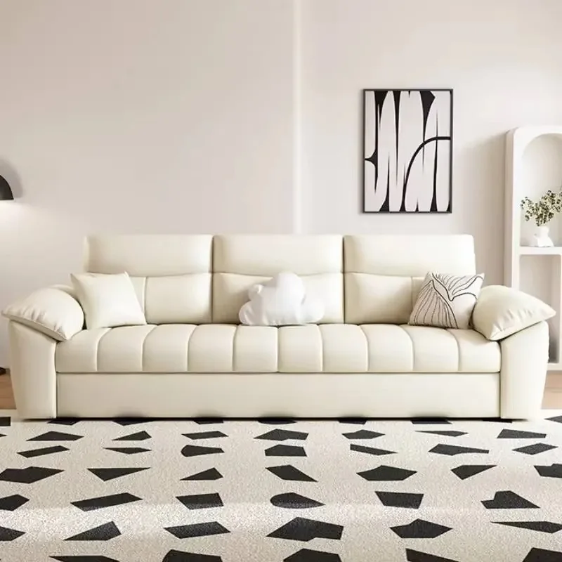 Designer Beige Living Room Sofas Strong Armrest Relax Oversized Recliner Sofa Lounge Loveseat Divani Moderni Home Furniture
