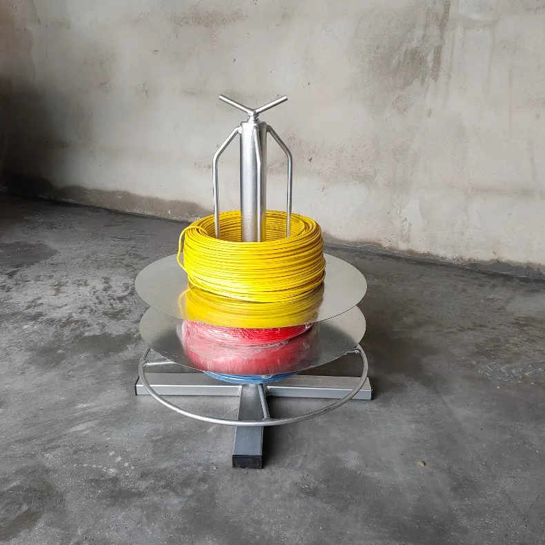 Electrician pay-off wire rack threading tool pay-off reel wire roller winding rack wire artifact 0-16 square meters
