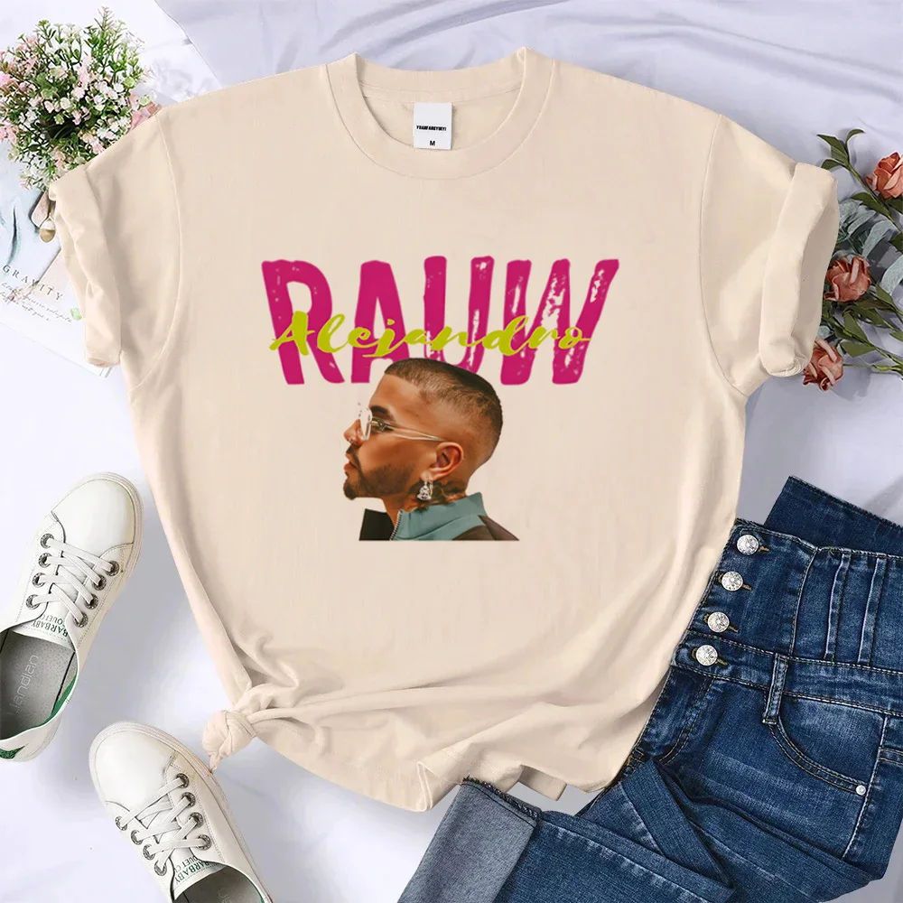 قميص Rauw Alejandro للفتيات من جامعة Pop Culture 80s 2000s قميص جرافيك عصري جرافيك kawaii جرافيك كلاسيكي ملابس الشارع #4