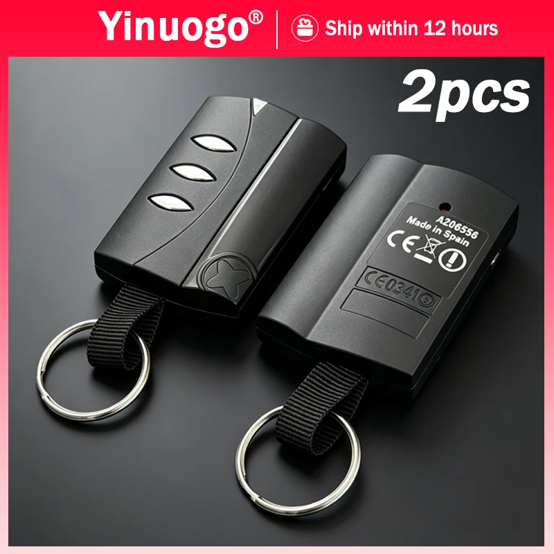 For PUJOL VARIO 433.92MHz Black Garage / Gate Remote Control Only Compatible With PUJOL VARIO 433MHz Command Transmitter