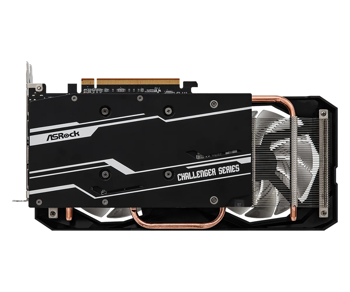 Imagem -04 - Asrock-amd Placas de Vídeo Radeon rx 6600xt Challenger d Placa Gráfica Gpu 8gb oc Gddr6 6600xt de 128 Bits Desktop