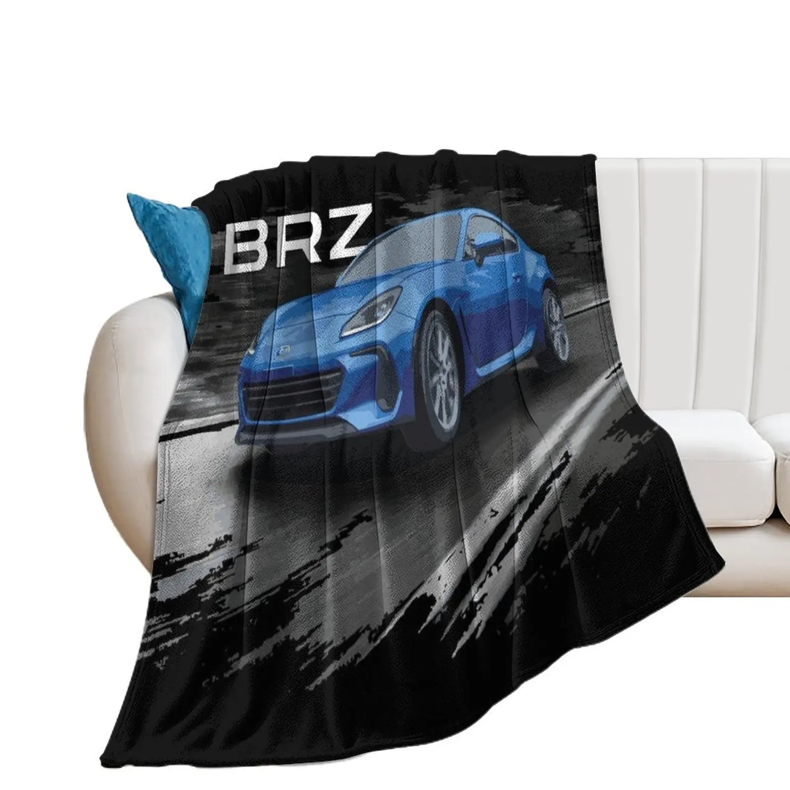 

BRZ DRIFTING 86 WORLD RALLY BLUE TOYOTARU Throw Blanket For Sofa Thin Polar Blankets