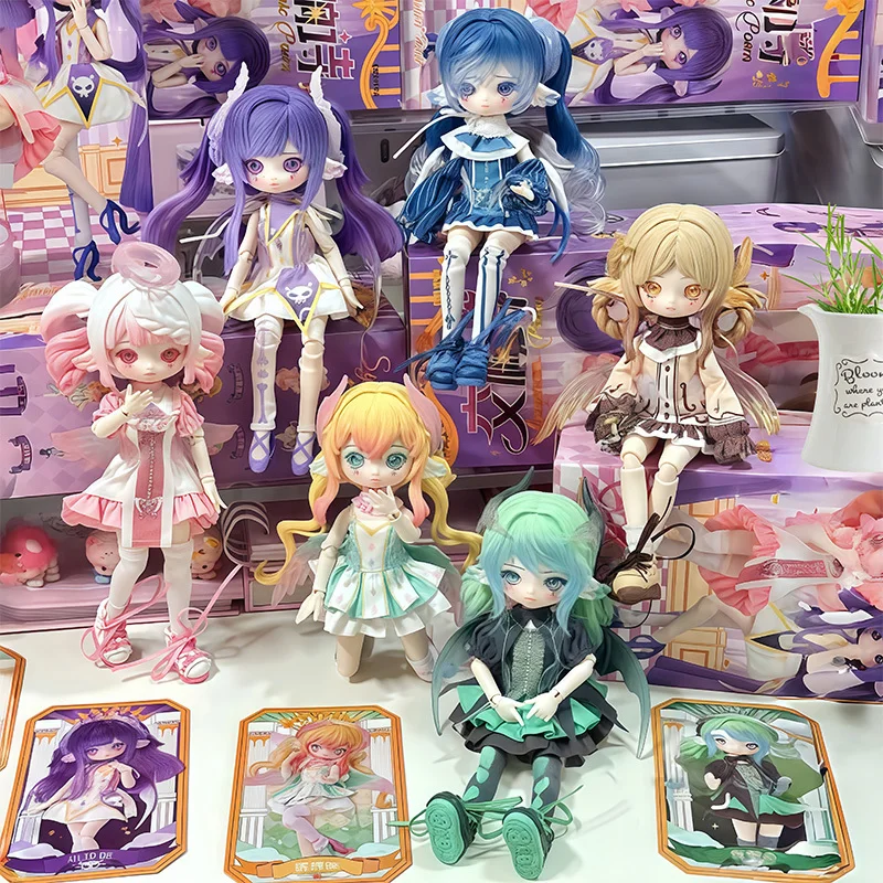 

Lulu Symphonic Poem Series слепая коробка подвижная кукла Bjd фигурка куклы анимация периферия украшение для рабочего стола ПВХ подарок на день рождения