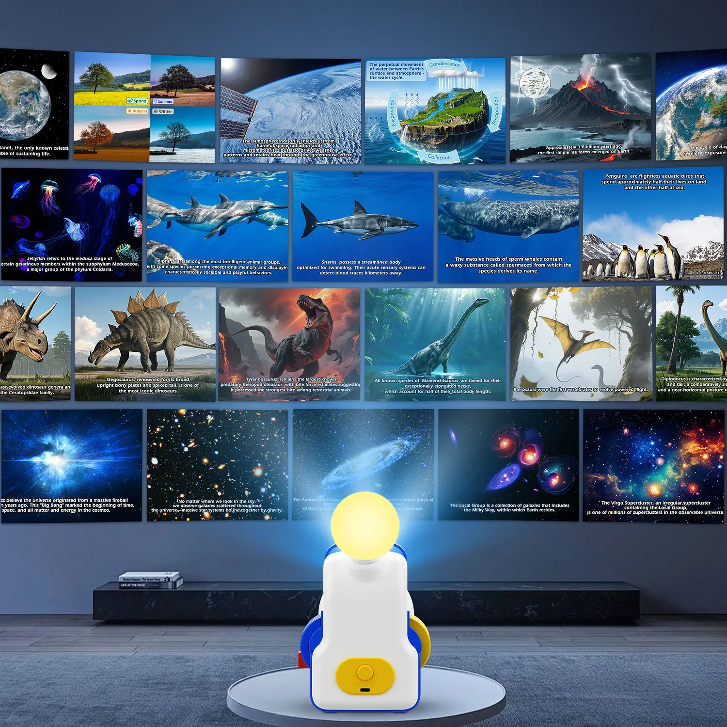 Story Machine Storytelling Toy Audio Book Night Light Toy Gift Suitable For Toddlers And Children Aged 3 and Above