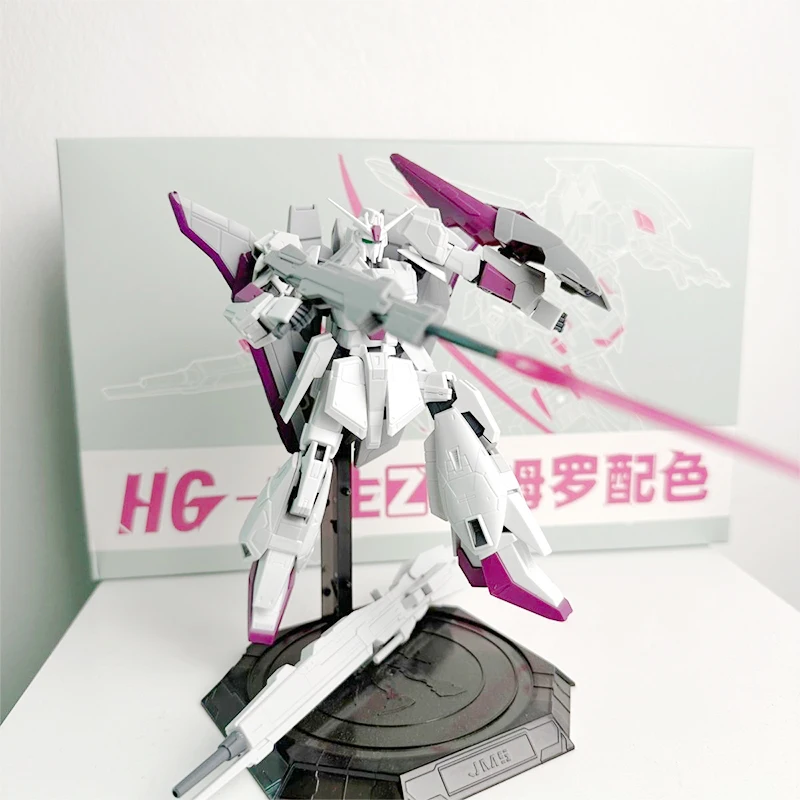 Hg 1/144 Msz-006 Zeta 3 Assembly Model Zeta 3 Anime Figure Joint Movable Pvc Statue Collectible Robot Toys Decoration Doll Gifts