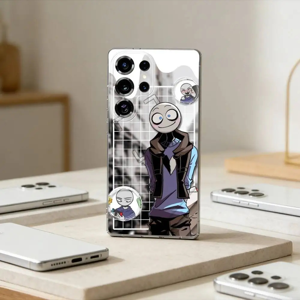 

Peter Y-Your B-Boyfriend Button Phone Case For Samsung S25,S24,S21,S22,S23,S30,Ultra,S20,Plus,Fe,Note,10,9,5G Transparent Cover