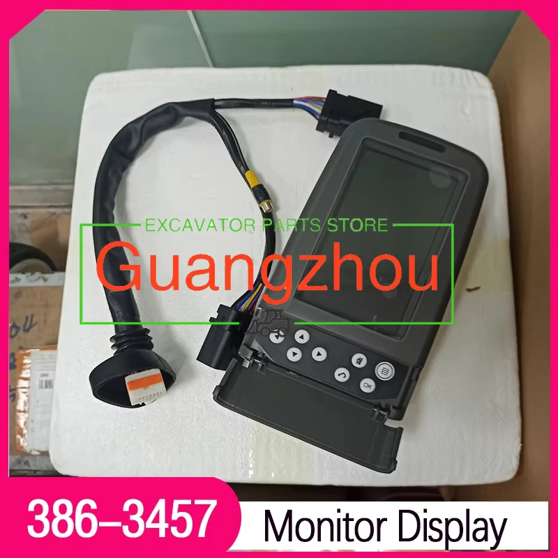 

for Caterplliar 320D E320D 330D 336D Programed LCD Monitor 386-3457 3863457 Excavator Spare Parts Engine Accessories New