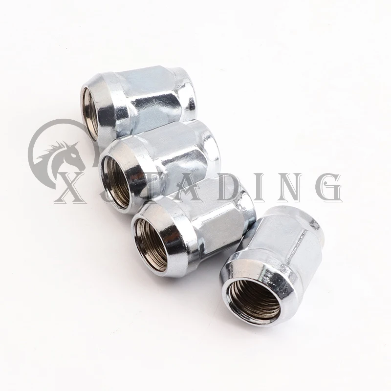 4pcs M10X1.25 M14x1.5 Chrome Wheel Hub Nut Fit For Alloy Aluminum Rim Wheel ATV Scooter Buggy UTV Quad Bike Vehicle Moto parts