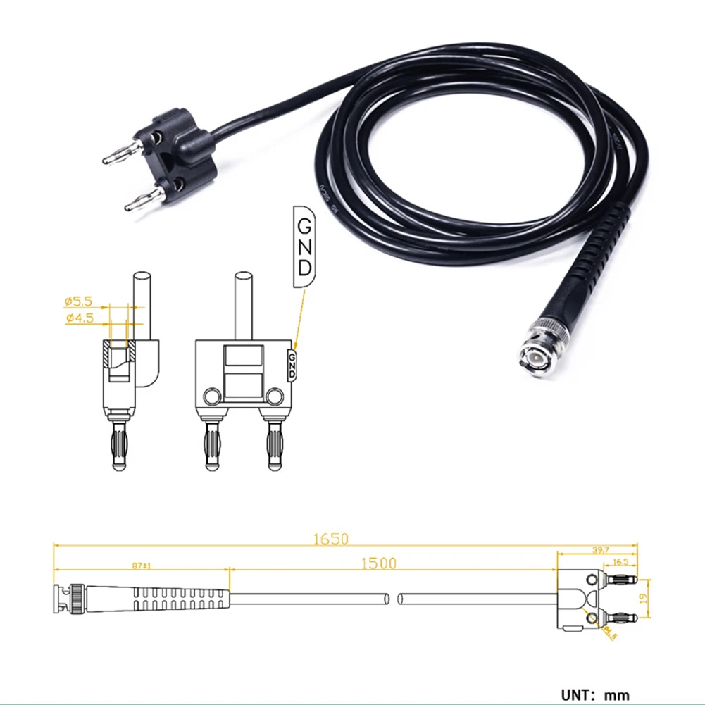 

For Alligator Crocodile Clip Test Line Cable Digital Oscilloscope BNC Probe Test Leads Electrical Tool Accessories