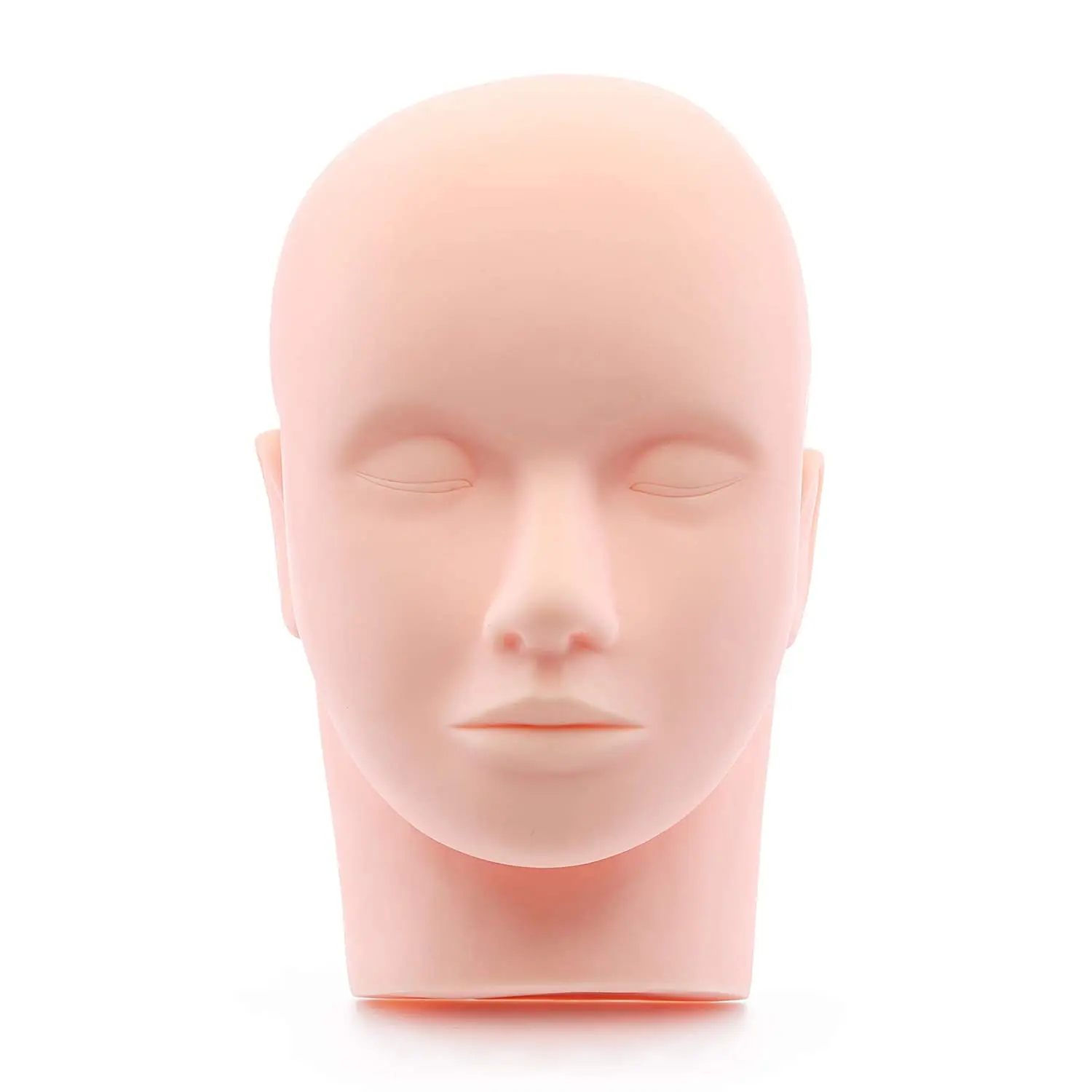 

Silicone Flat Model Heads Extensions Makeup Tools Practice Lash Rubber Eyelash Extension Training Mannequin Head