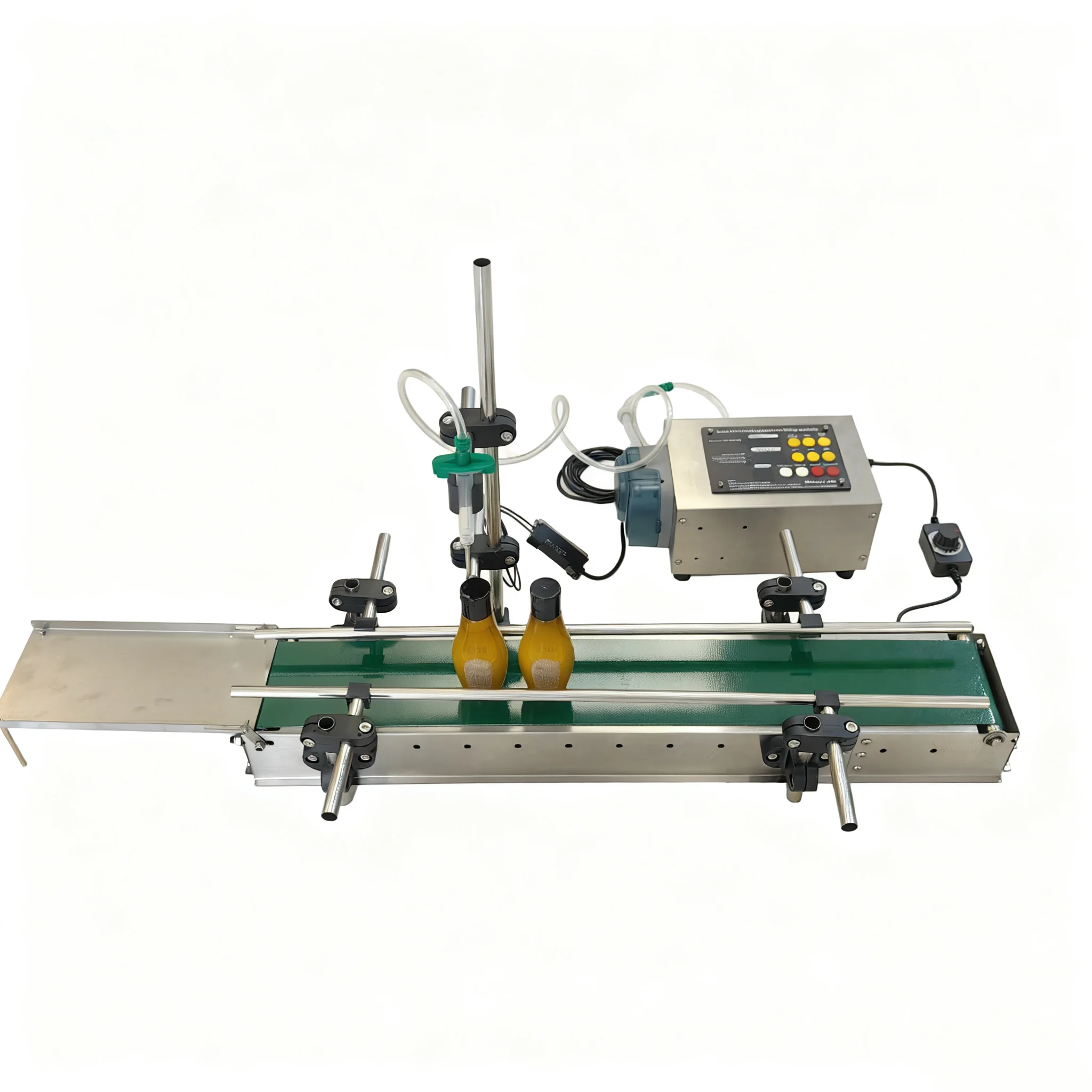 

Fully Automatic Peristaltic Pump Filling Machine Essential Oil Filler With Conveyor Belt Single Head High Precision
