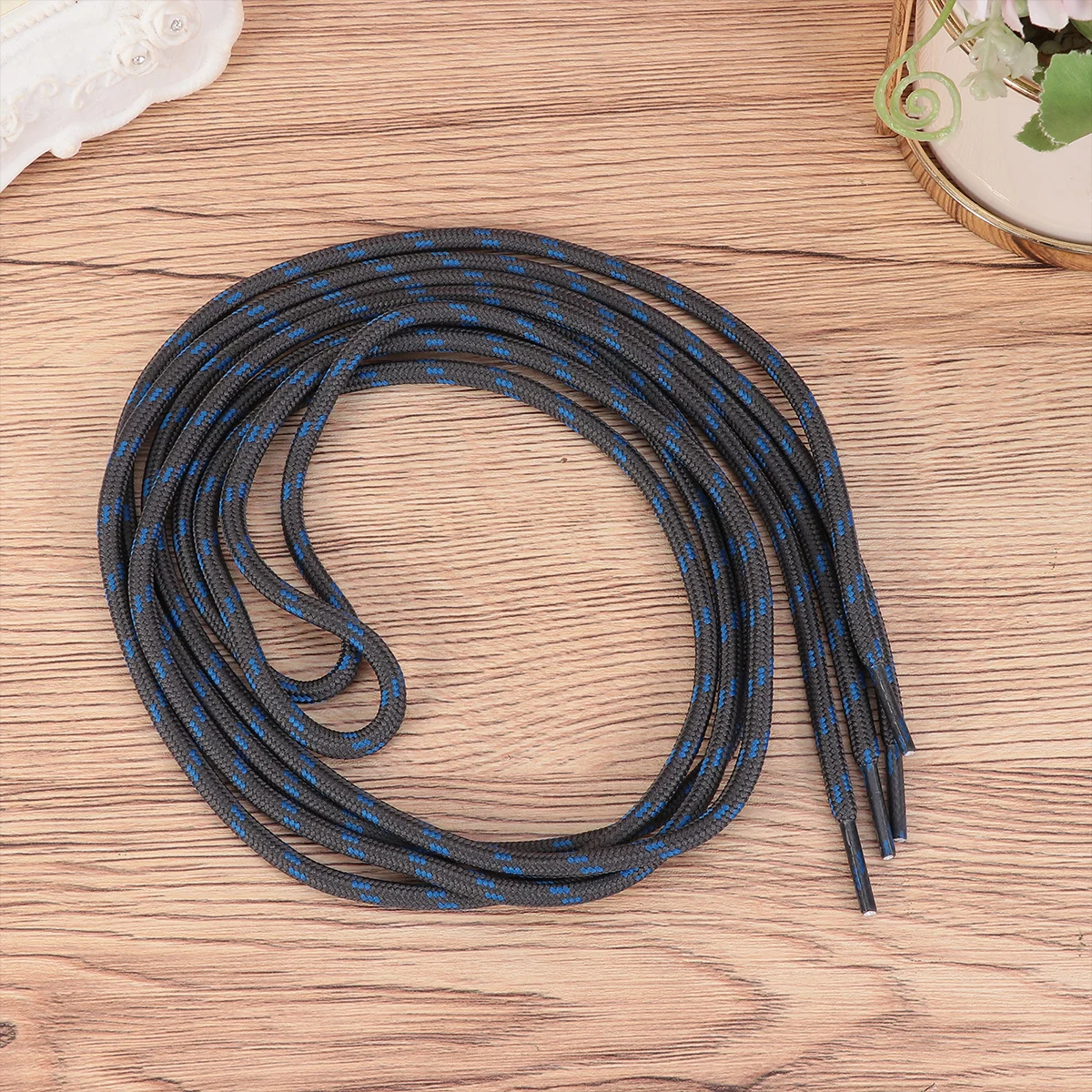 10 أزواج من أربطة الحذاء المضادة للانزلاق والتسلق مادة القماش السميكة للمشي لمسافات طويلة في الهواء الطلق والجري أحذية رياضية 140 سم ألوان متنوعة