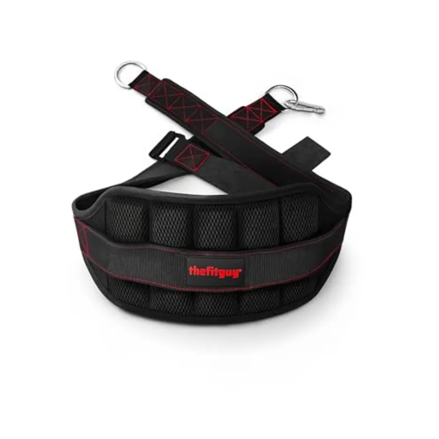

Ultimate Belt for Belt Squats Rack Attachment and Squat Machine Structured Back Support Stays Low During Down Movement Padded H