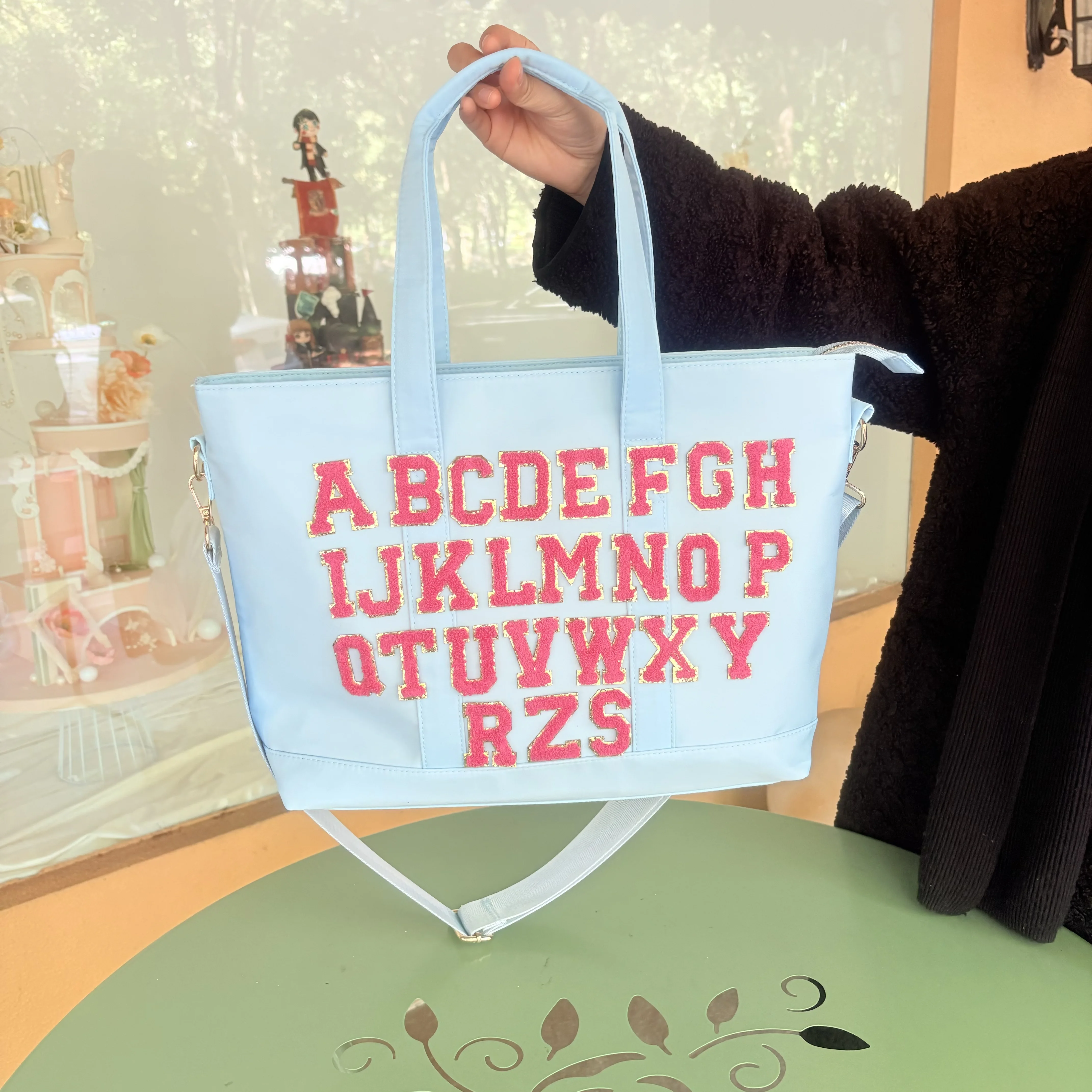 26 Uds. Parches bordados de letras, parches de hierro DIY para bolsas de tela, 4,5 cm, chenilla, chaqueta con letras en inglés, pegatina para coser en la camiseta del sombrero