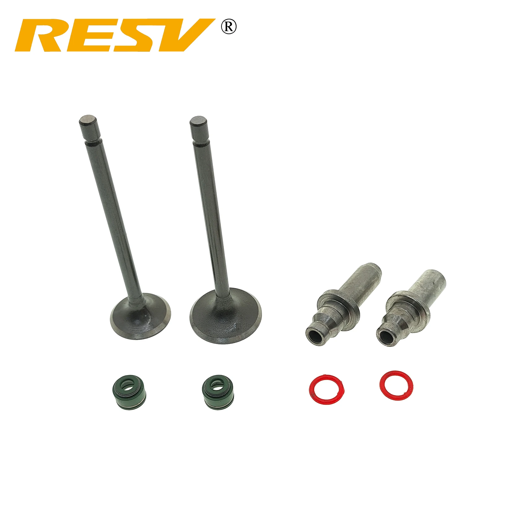 RESV for Vento Tornado 250 Crossmax 250 Pro Workman 250 Urban 3.0 Storm 250 Valve Intake Exhaust Stem Valve Guide Oil Seal