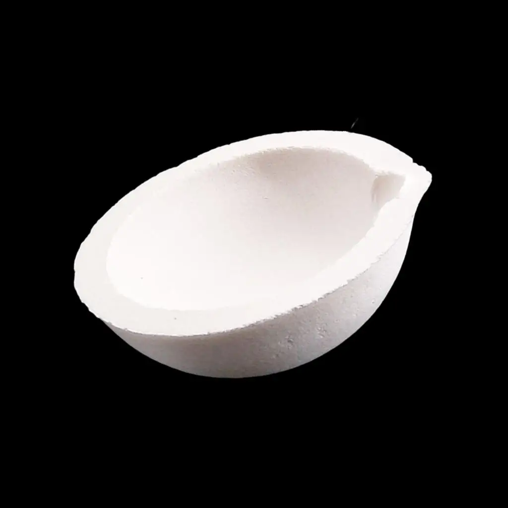 Piatti di fusione per crogiolo al quarzo ad alta temperatura per il raffinazione dell'oro