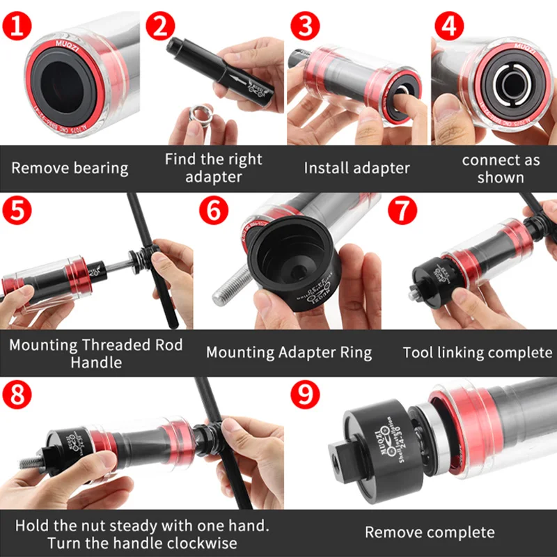 MUQZI Bottom Bracket Install And Removal Tool For BB86/30/92/PF30 Bottom Bracket Bearing Remover