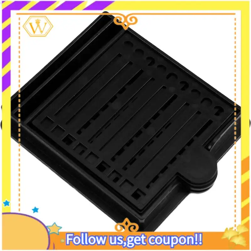 Latest-Desktop  Note Dispenser With Holder Clip And Stencil Template For 3X3 Self-Adhesive Notepad