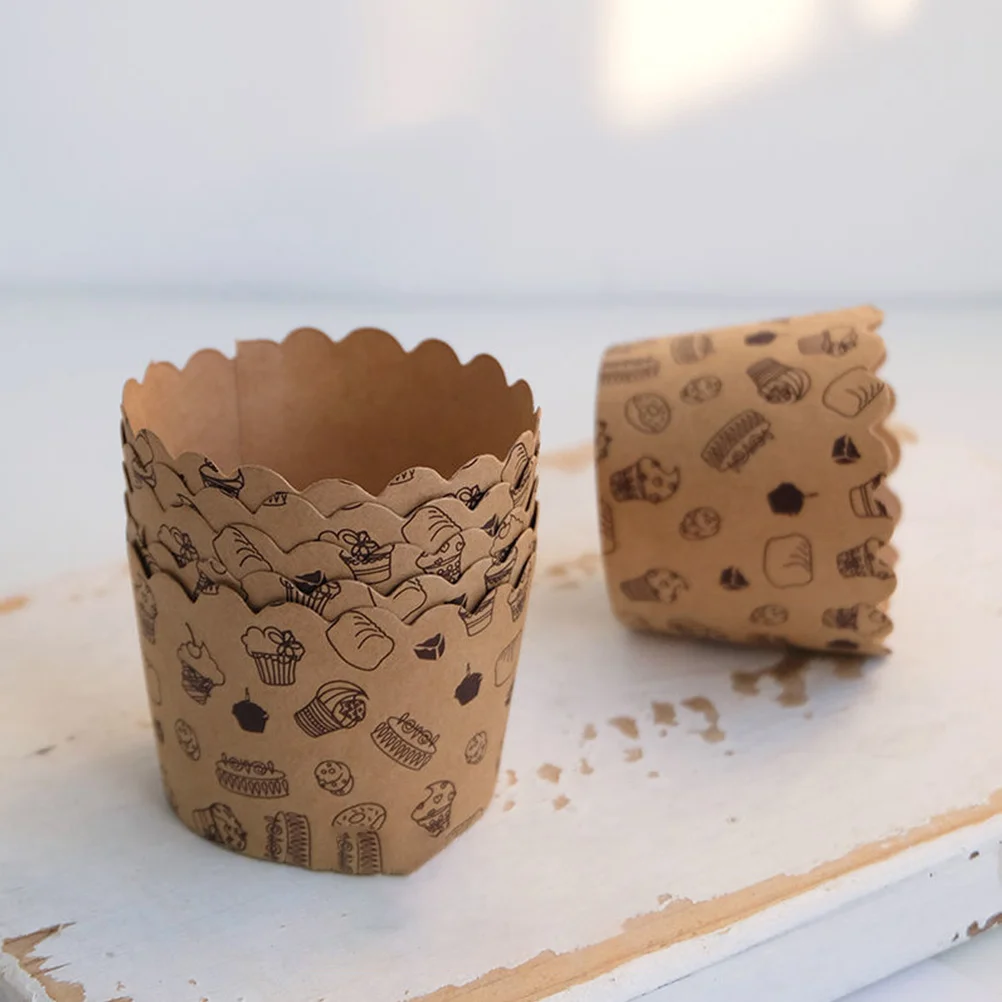 

150Pcs Cupcake Cups Premium Paper Baking Liners Disposable Cake Holders for Muffins Macarons Hot Food Elegant