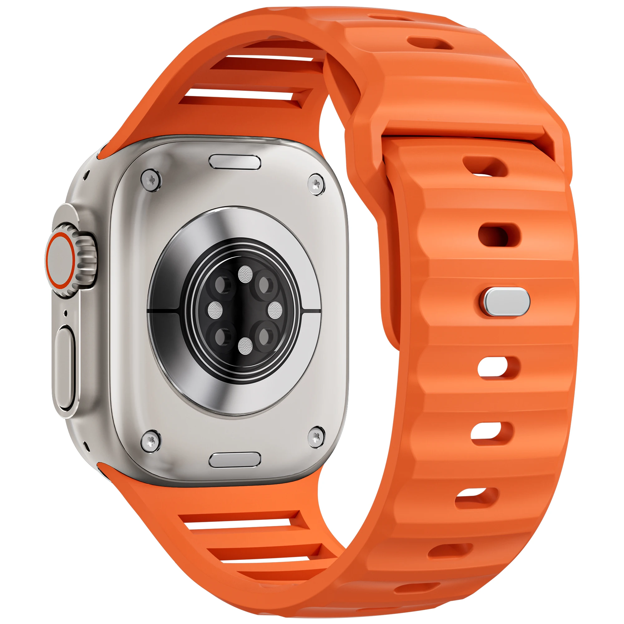 Silicone Strap for Apple watch band 44mm 45mm 49mm 42mm correa smartwatch Sport bracelet iwatch Series 9 8 7 6 5 SE Ultra 2 band image 2