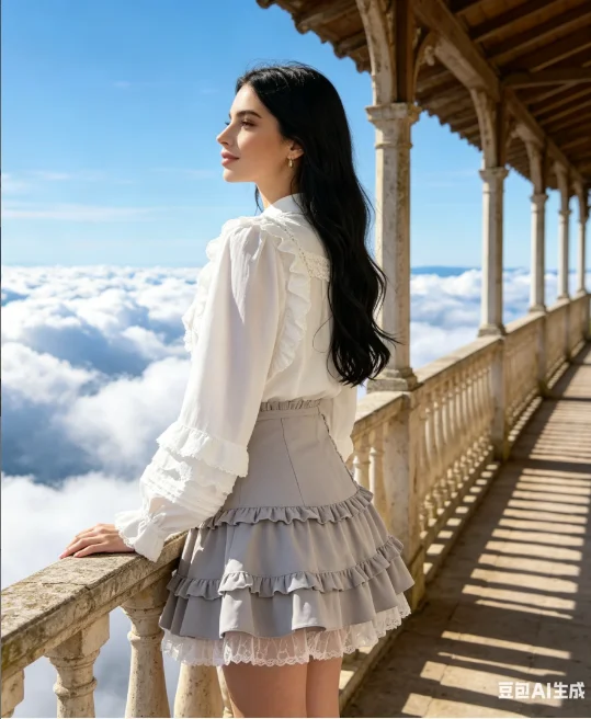 

Рубашка в японском стиле с кружевными оборками и длинными рукавами, серия 2026, новинка, однотонная, с бантом в форме сердца, для милых девушек