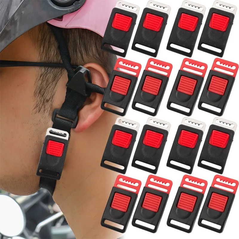 

General Motorcycle Electric Vehicle Helmet Buckle Lock Cap Strap Buckle Helmet Special Metal Quick Buckles Motorcycle Part