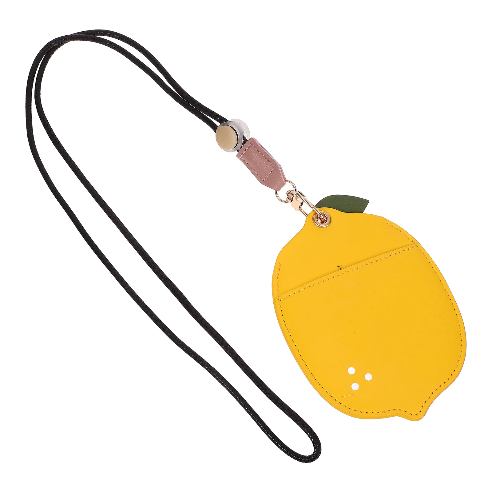 

Lemon Badge Cover Id Holder Lanyard Card with and Lanyards Holders Clear Sleeves Name