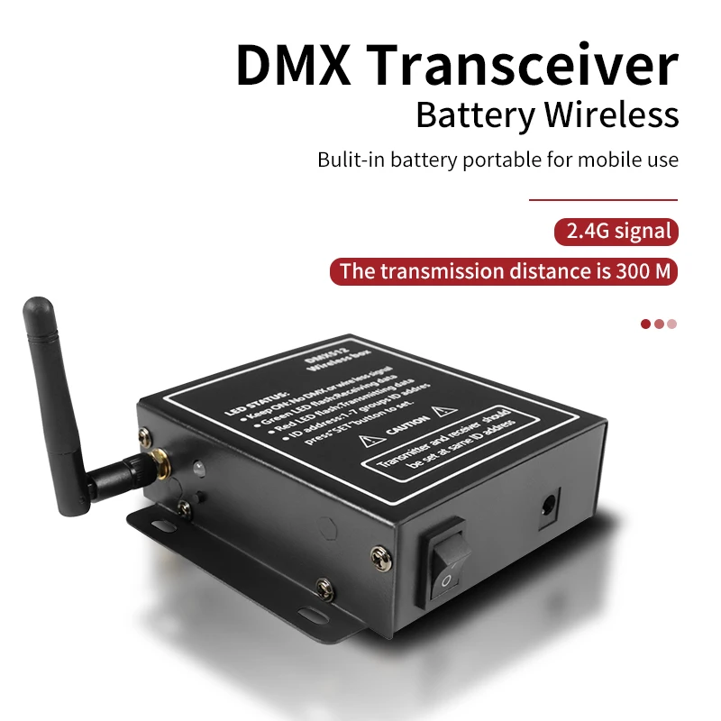 

AICPOSE 2.G DMX-контроллер DMX512 Батарея Беспроводной контроллер-передатчик для сцены Par Light DJ Disco Bar Light Moving Light