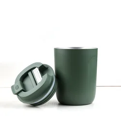 Coffee Mug with Lid Cup Thermal Mini Thermos Water Bottle Stainles Steel Vacuum Flasks Insulated Tumblers Leakproof Drinkware