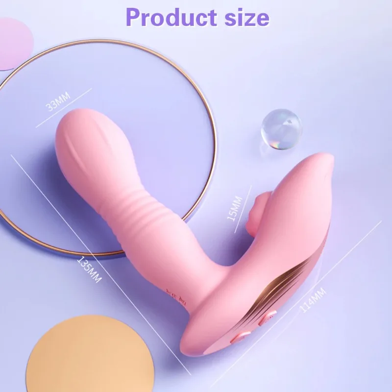 DUBNIY تلسكوبي تهتز دسار مع جهاز تحكم عن بعد لاسلكي مثير Shoop المرأة كريتوليس لعبة مصاصة نقطة G تدليك المهبل #3