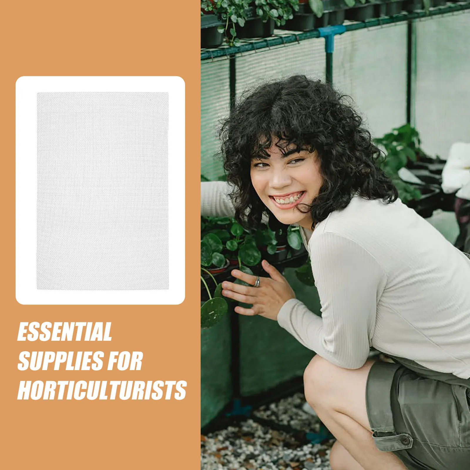 

4Pcs Seed Germination Tray Pad Iron Mesh Growing Sheet for Microgreens Sprouts Cultivation Garden Tool Kit Seed Mesh Sheet