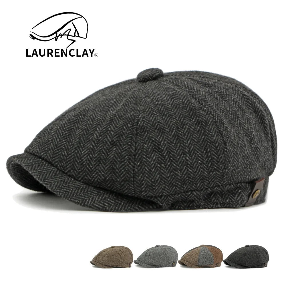 

European And American Style Beret, Men's Beret, British Retro Literary Cap, Newsboy Cap, Painter's Cap, Unisex