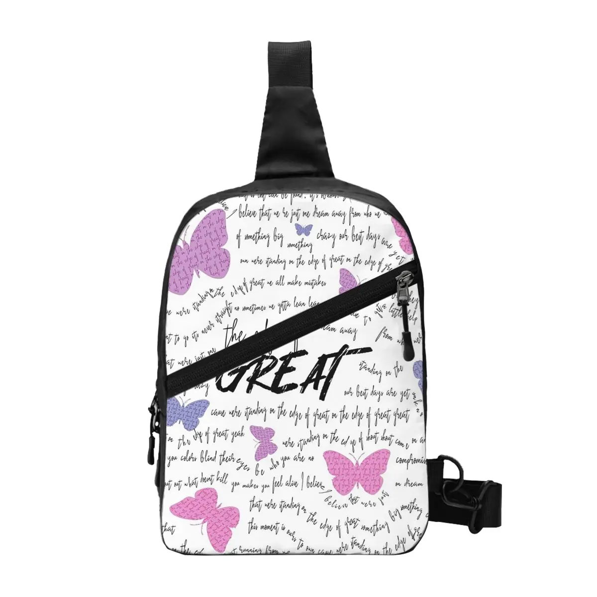 

Edge Of Great Julie And The Phantoms Chest Bag Men Sling Crossbody Backpack Chest Bag Traveling Hiking Daypack Shoulder Bag