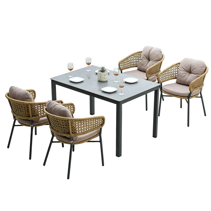 

#High Quality Leisure Outdoor Aluminum Waterproof Furniture Patio Chair for Garden