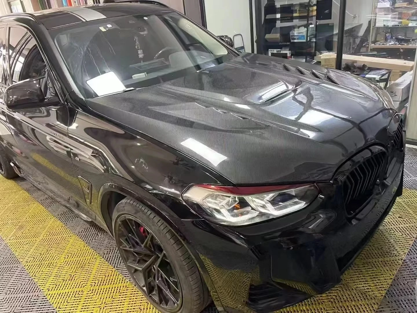 High Quality AE Style Carbon Fibre Bonnet Hood for X4M F98 X3M F97 X3 G01 X4 G02 G08 Perfect Fitment