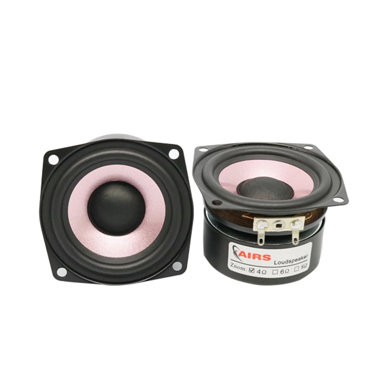 8-15W 2.5 Inci Unit Speaker Jangkauan Penuh Penguat Suara Audio Speaker Tweeter Mid Range Woofer HiFi LoudSpeaker Sensitivitas Tinggi