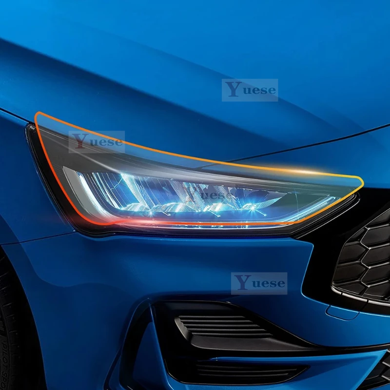 

Для Ford Focus 2022-2024 автомобильная защитная пленка для фар зеркальная пленка ТПУ прозрачная наклейка против царапин