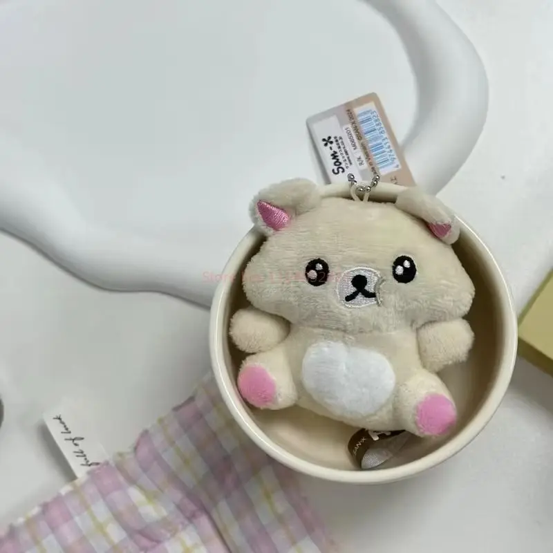 Bear Gluttonous الطفل عناق أفخم المفاتيح لطيف أنيمي الكرتون قلادة صغيرة هدية للفتيات الاطفال لعبة الذكرى 20th